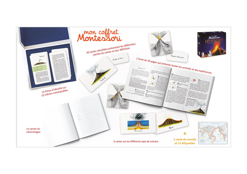 My Montessori box: The Volcanoes -Nathan