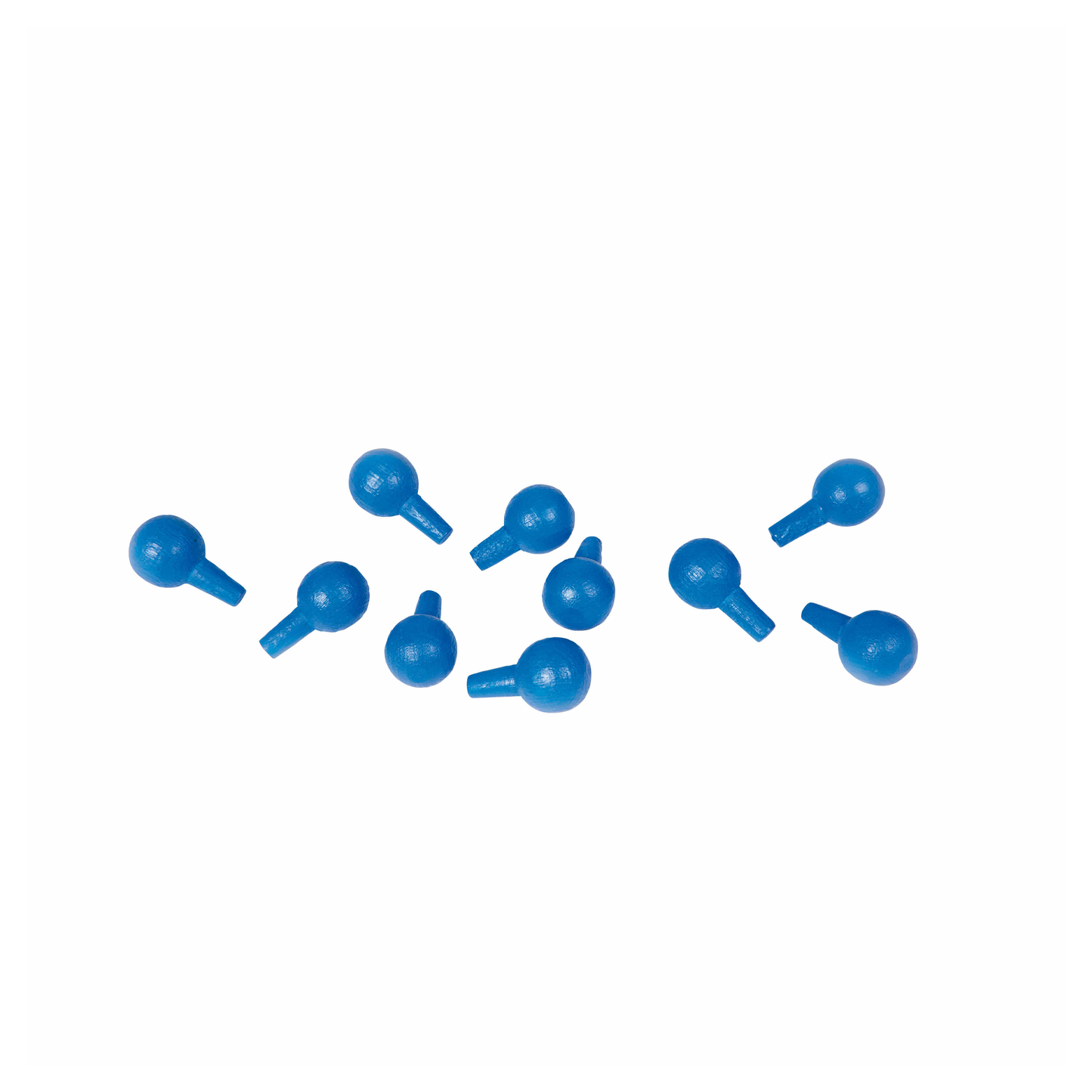 10 blue pawns for the square root board - Nienhuis AMI