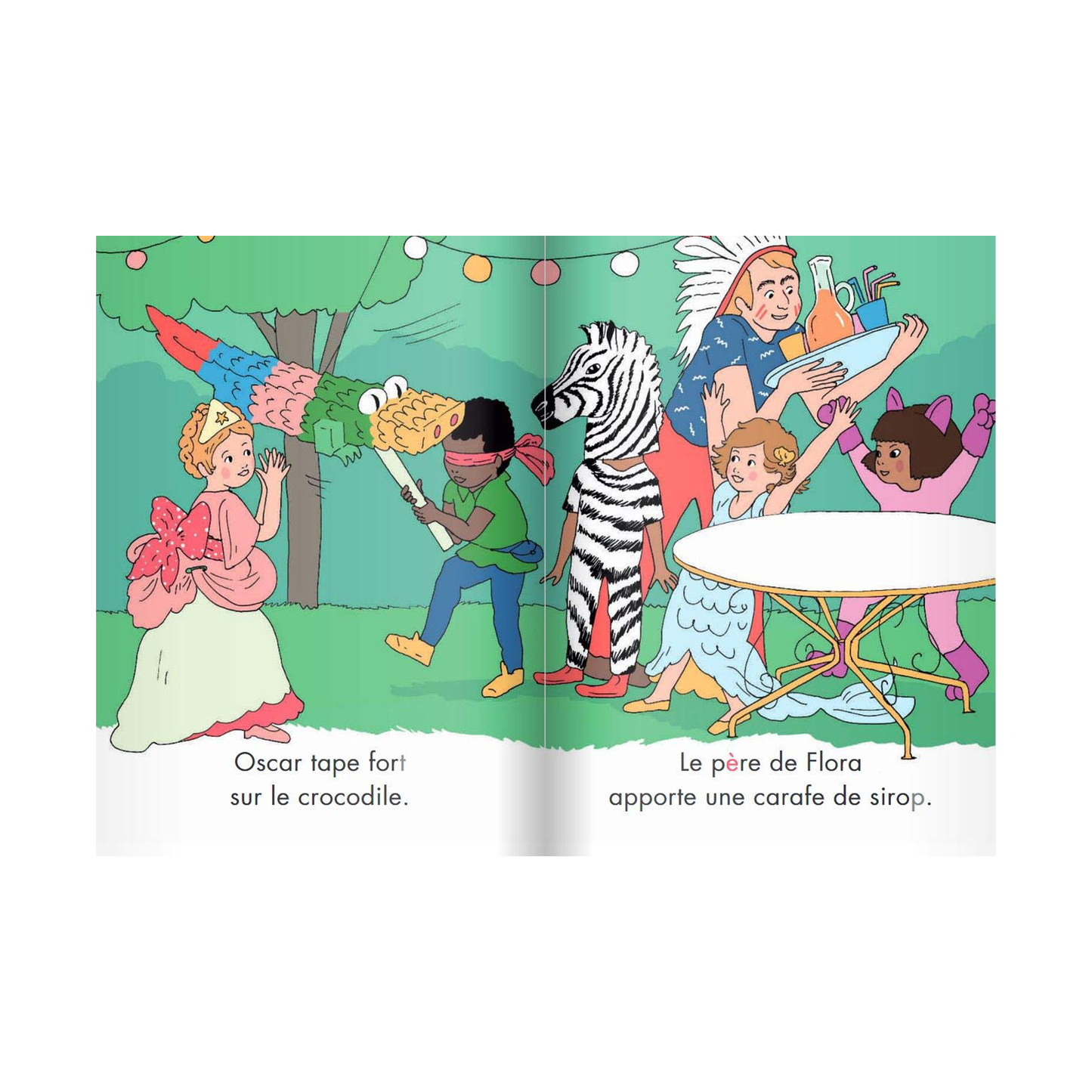 Mon coffret premières lectures Montessori : La fête de Flora - Niveau 2 -Nathan