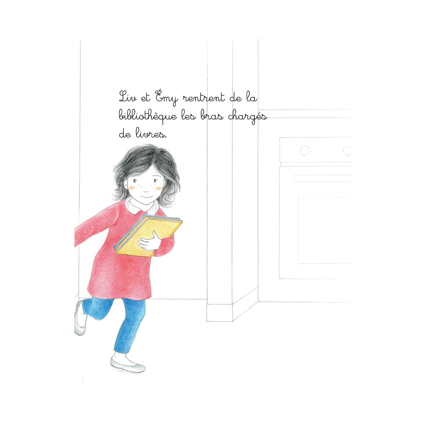 Emy ne veut pas lire - Petite histoire pédagogie Montessori -Nathan