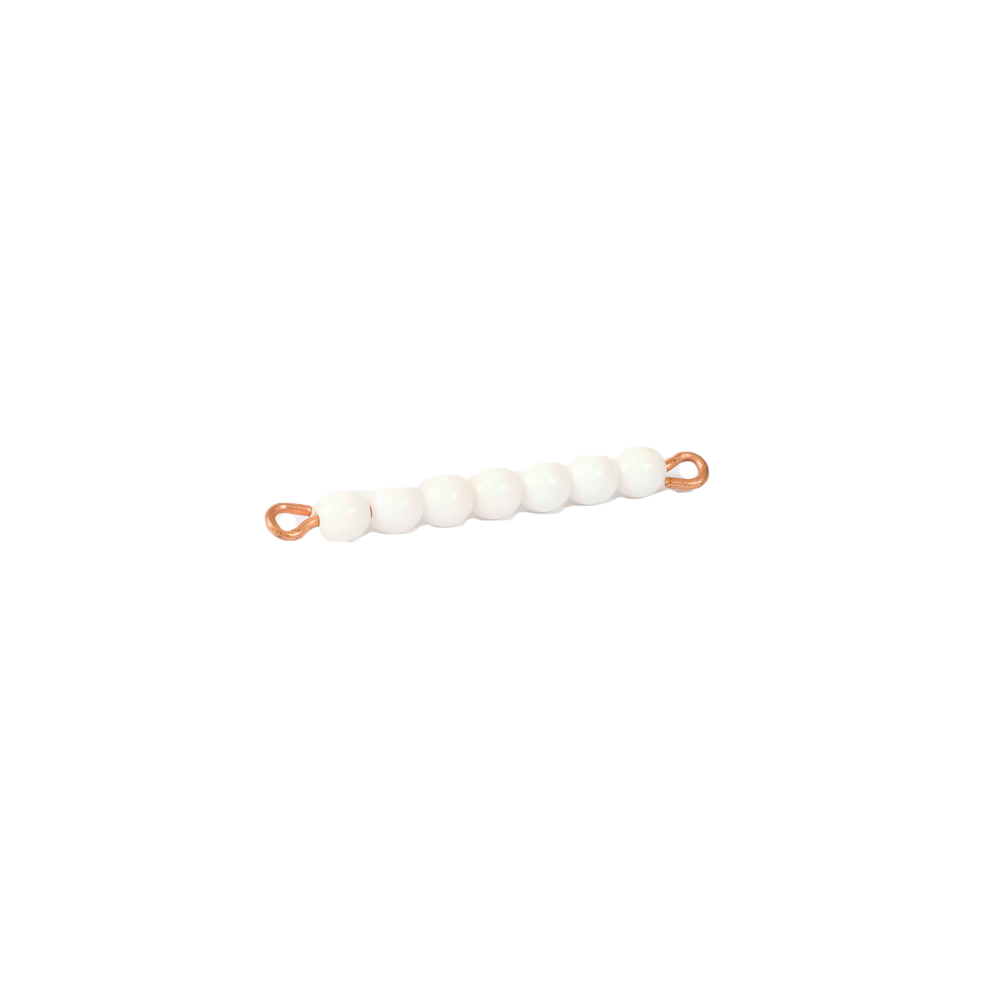 Individual nylon bead bar 7: white - Nienhuis AMI