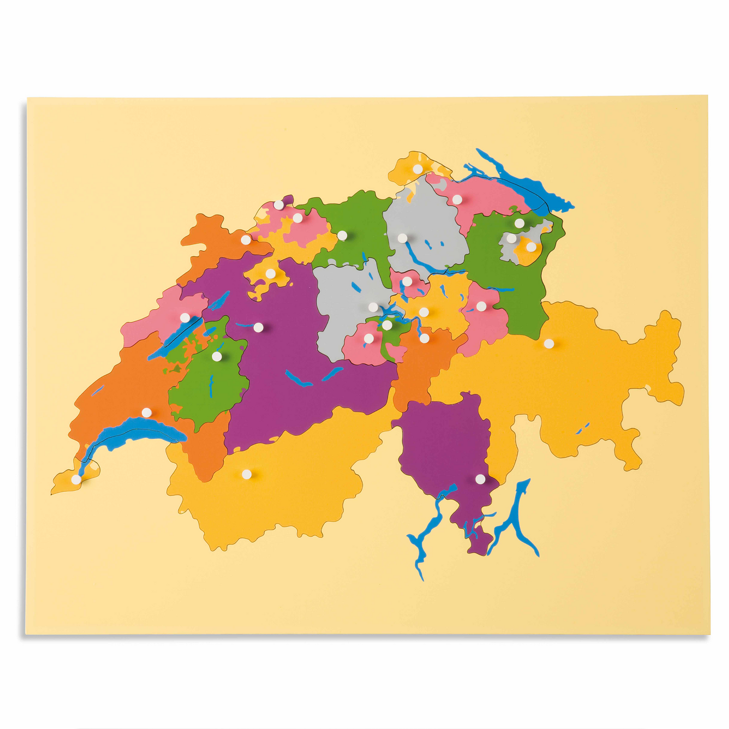 Carte-puzzle : Suisse - Nienhuis AMI