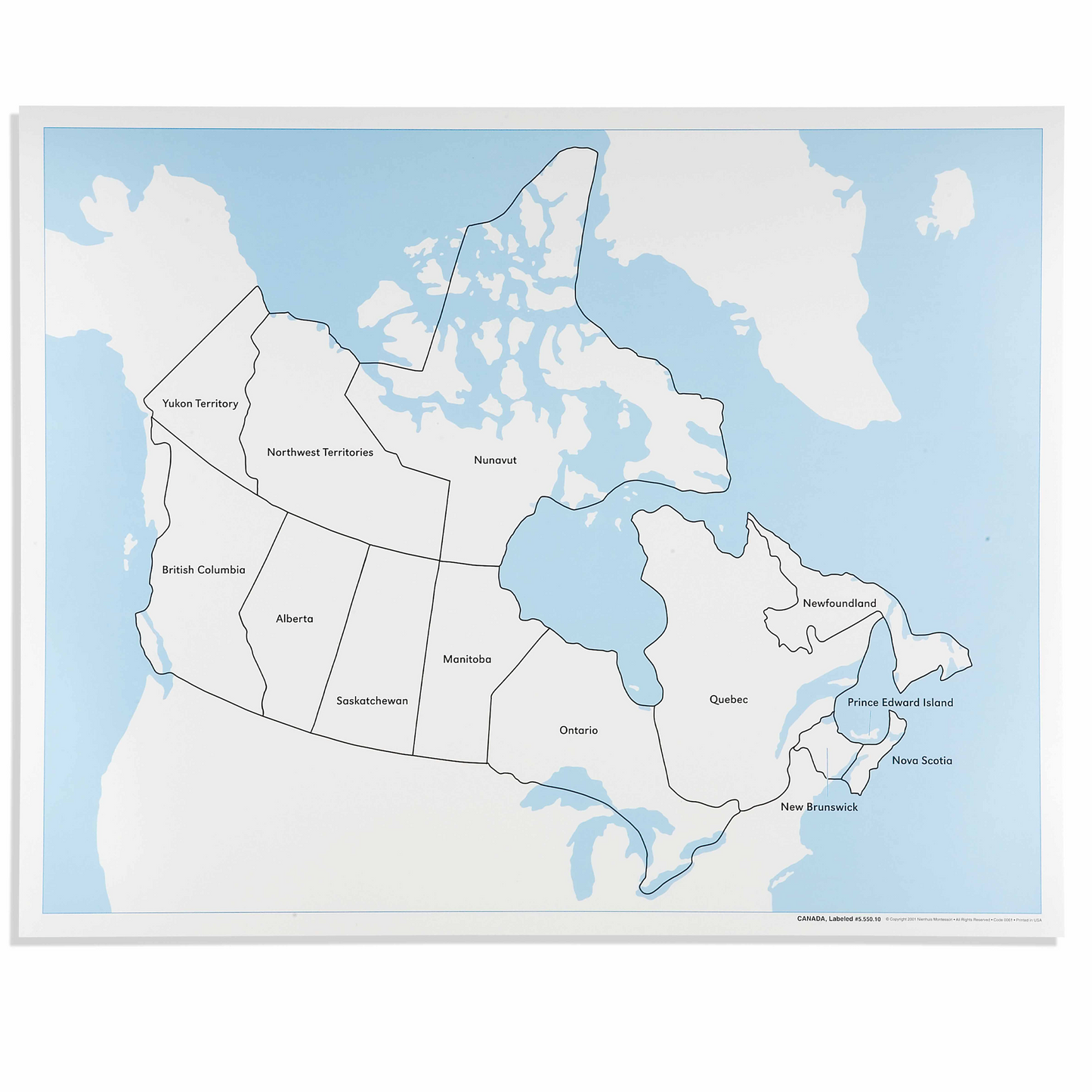 Carte de contrôle du Canada (en anglais) - Nienhuis AMI