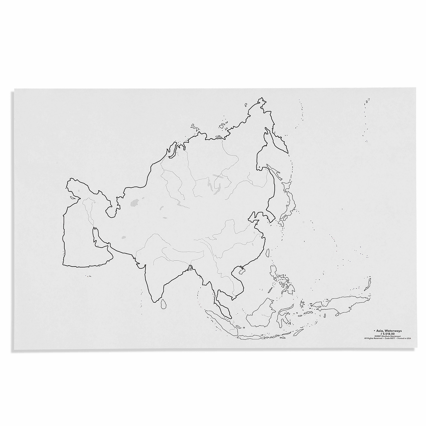 Cours d'eau de l'Asie x 50 - Nienhuis AMI