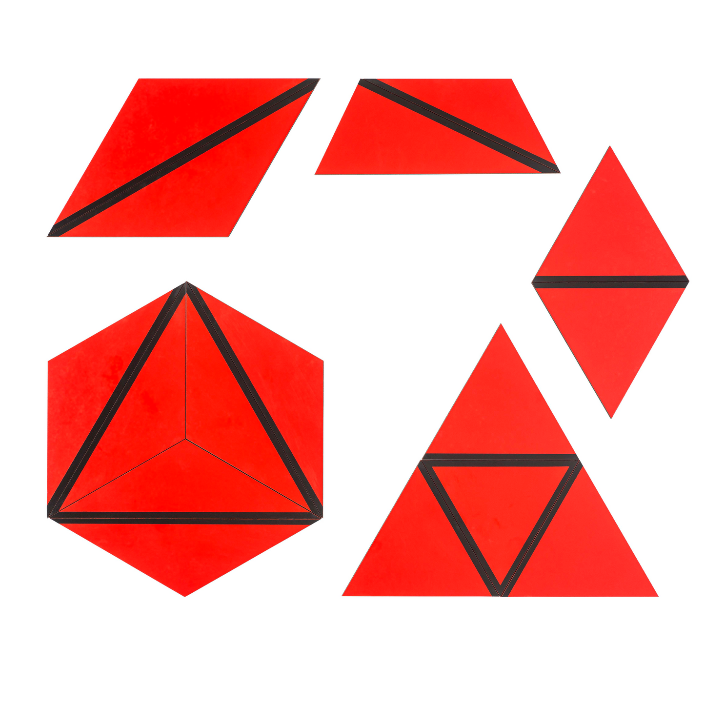 Set of construction triangles: red - Nienhuis AMI