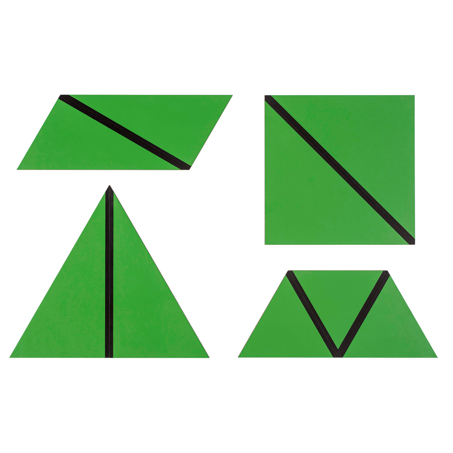 Set of construction triangles: green - Nienhuis AMI