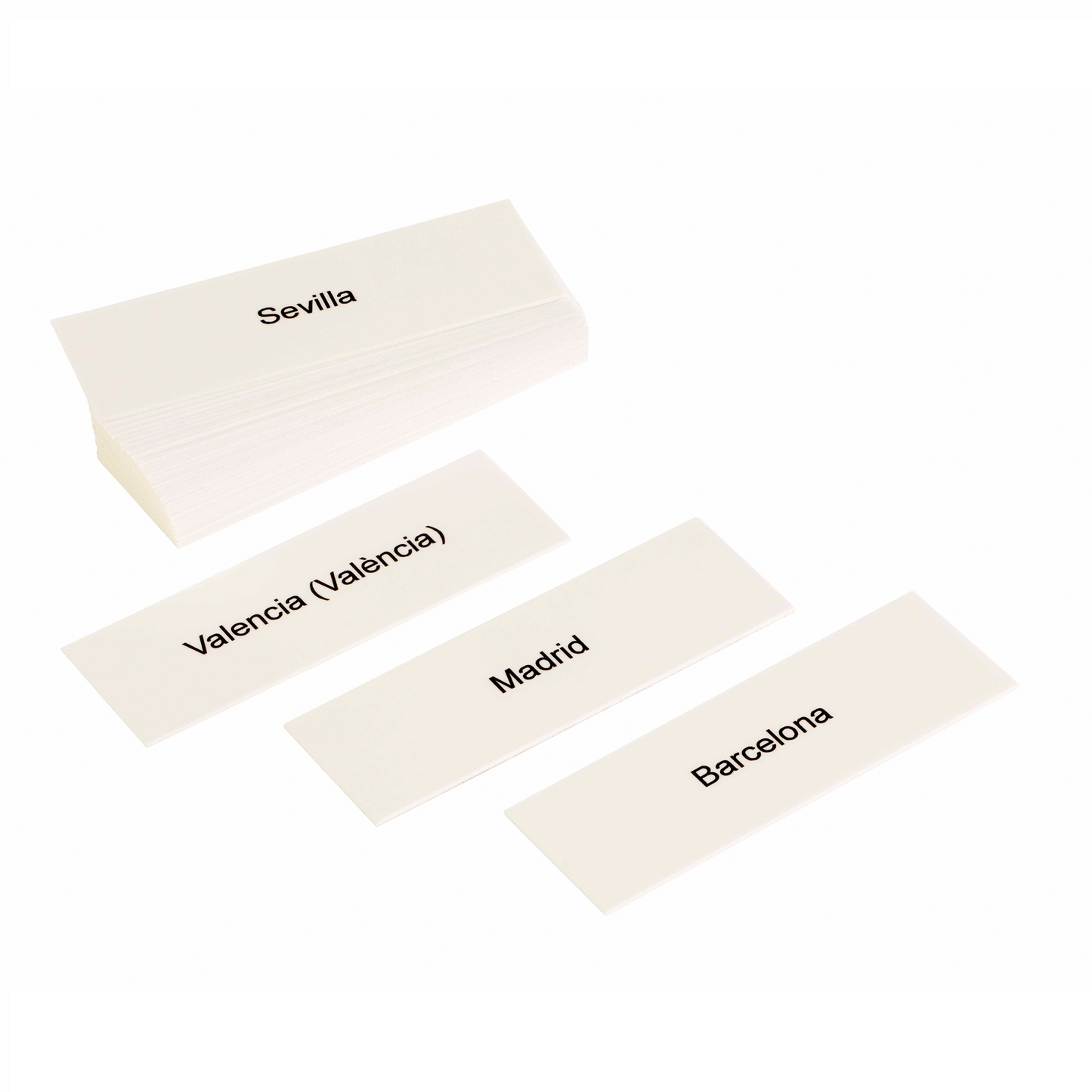 Etiquettes carte Espagne (en espagnol) - Nienhuis AMI