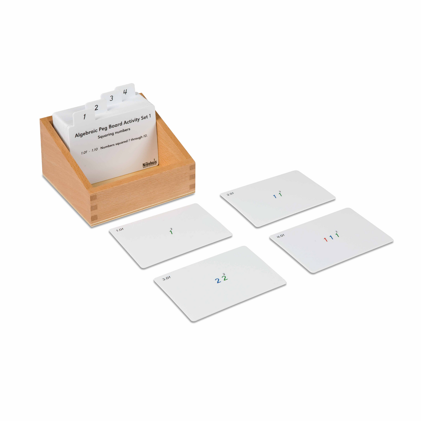 Exercices n°1 pour le plateau de la racine carrée (en anglais) - Nienhuis AMI