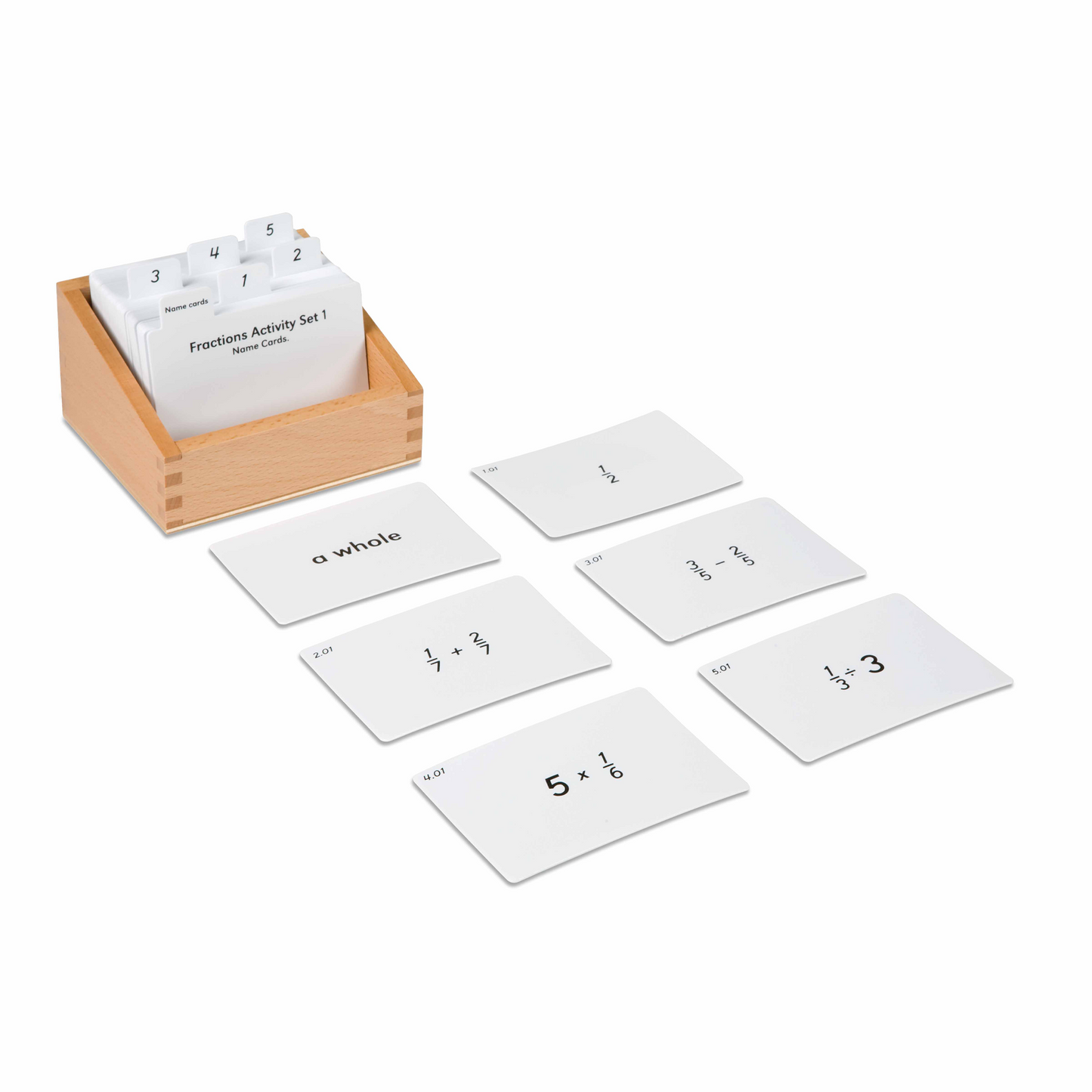 Exercices pour fractions n°1 (en anglais) - Nienhuis AMI