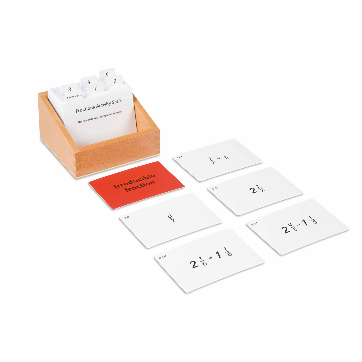 Exercices pour fractions n°2 (en anglais) - Nienhuis AMI