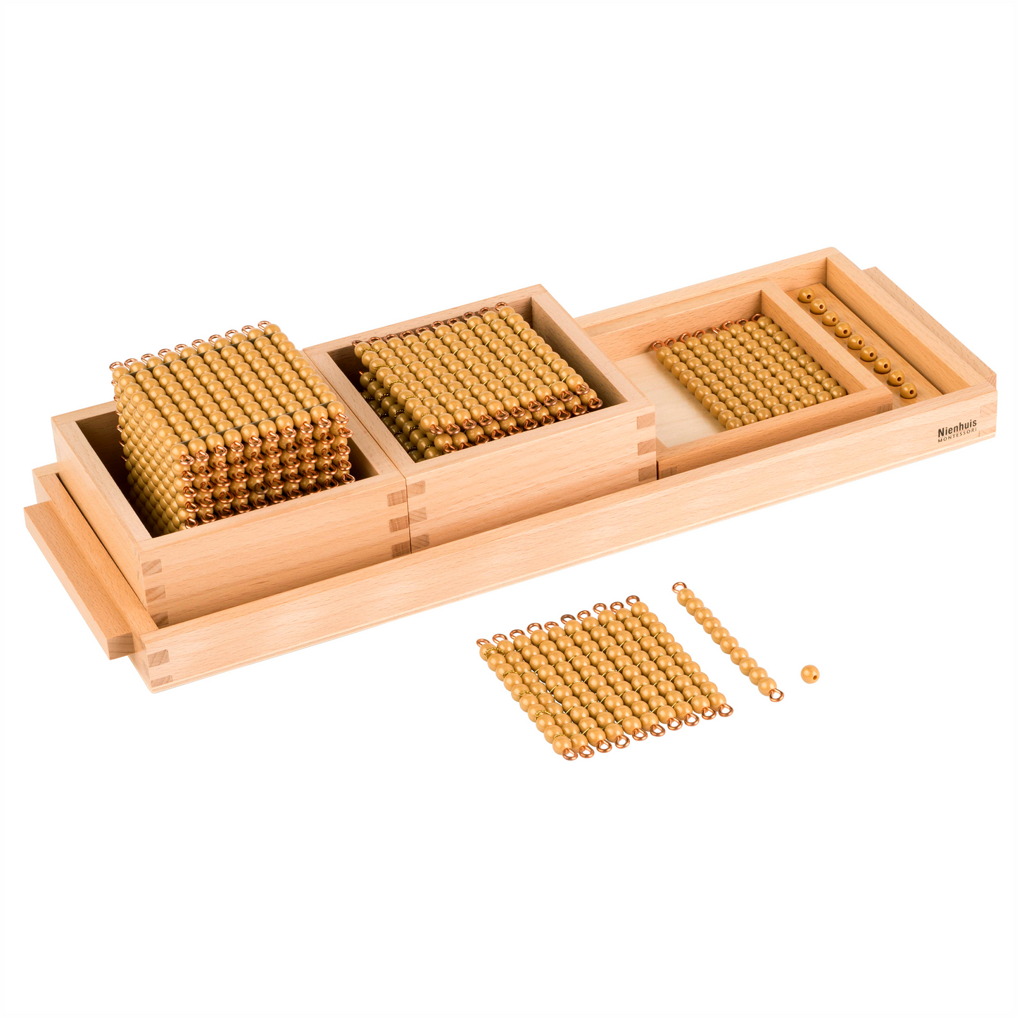 Deuxième plateau du système décimal : Perles individuelles Nylon -Nienhuis AMI