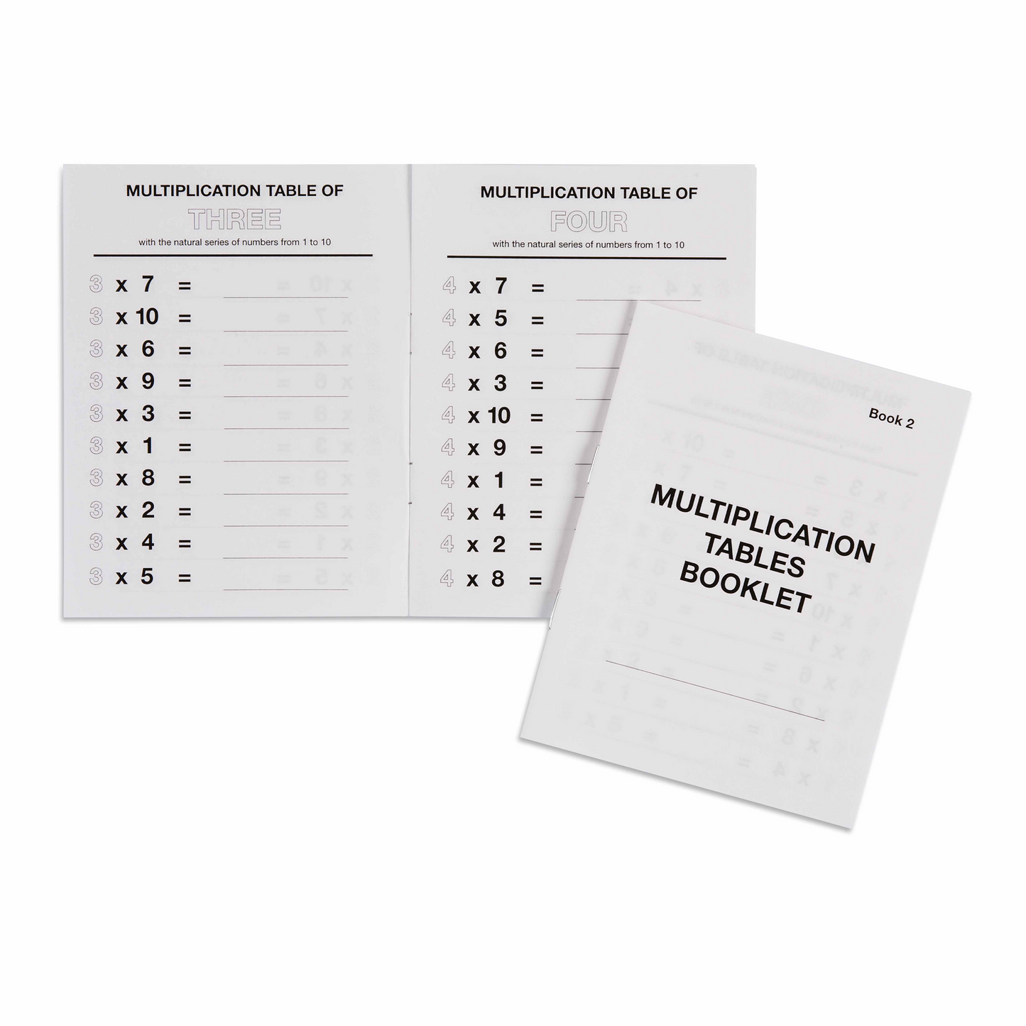 Livret tables de multiplication n°2 - Nienhuis AMI