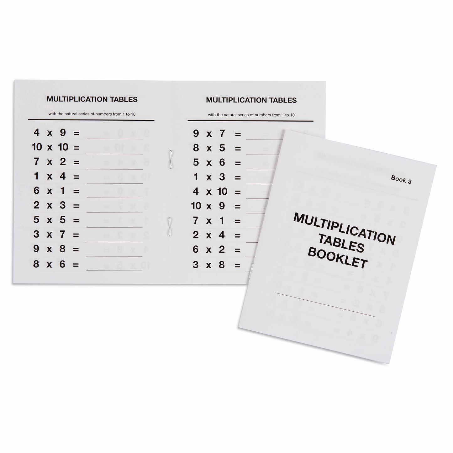 Livret tables de multiplication n°3 - Nienhuis AMI