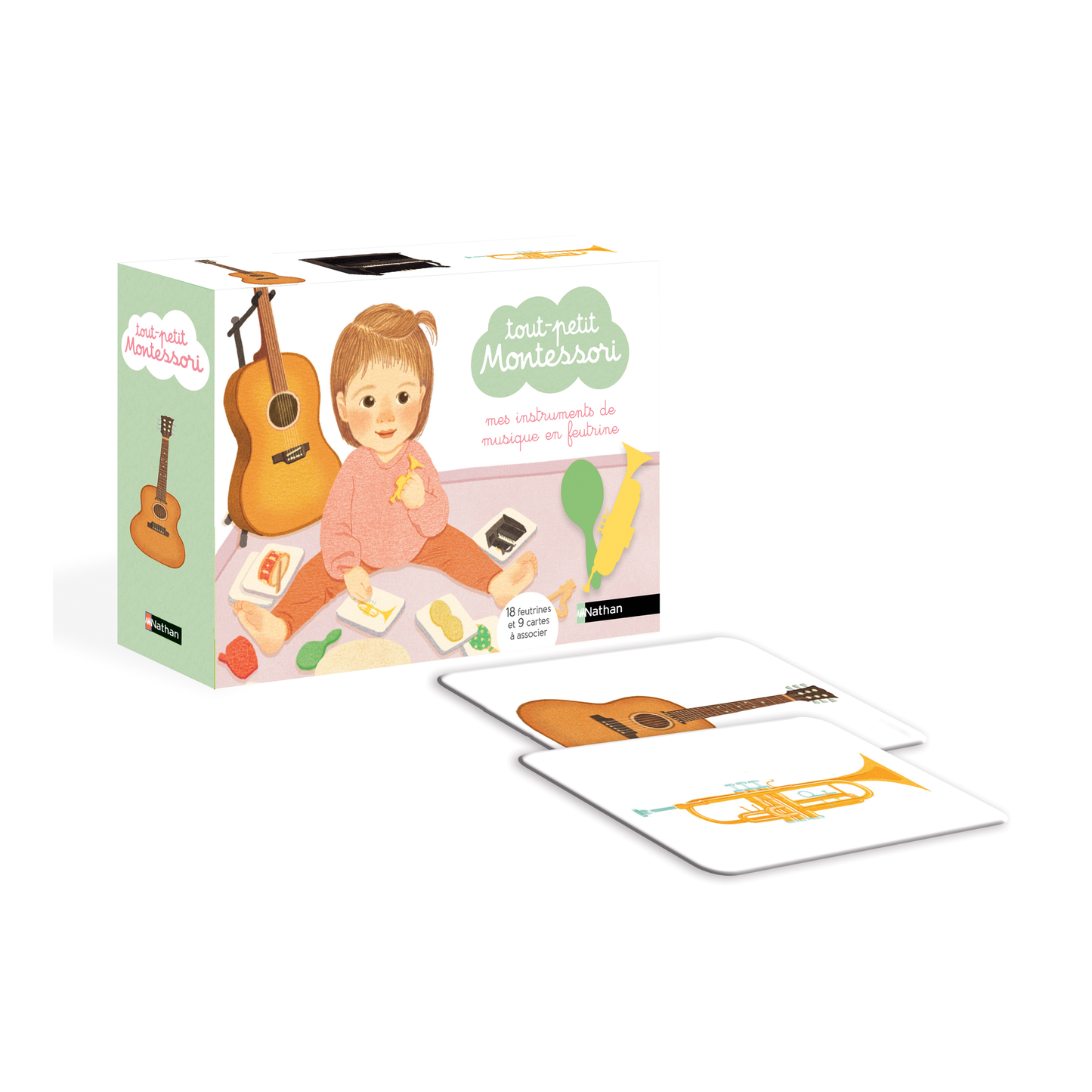 Mes instruments de musique en feutrine - Tout-petit Montessori -Nathan