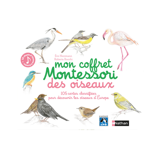Mon coffret Montessori des oiseaux -Nathan