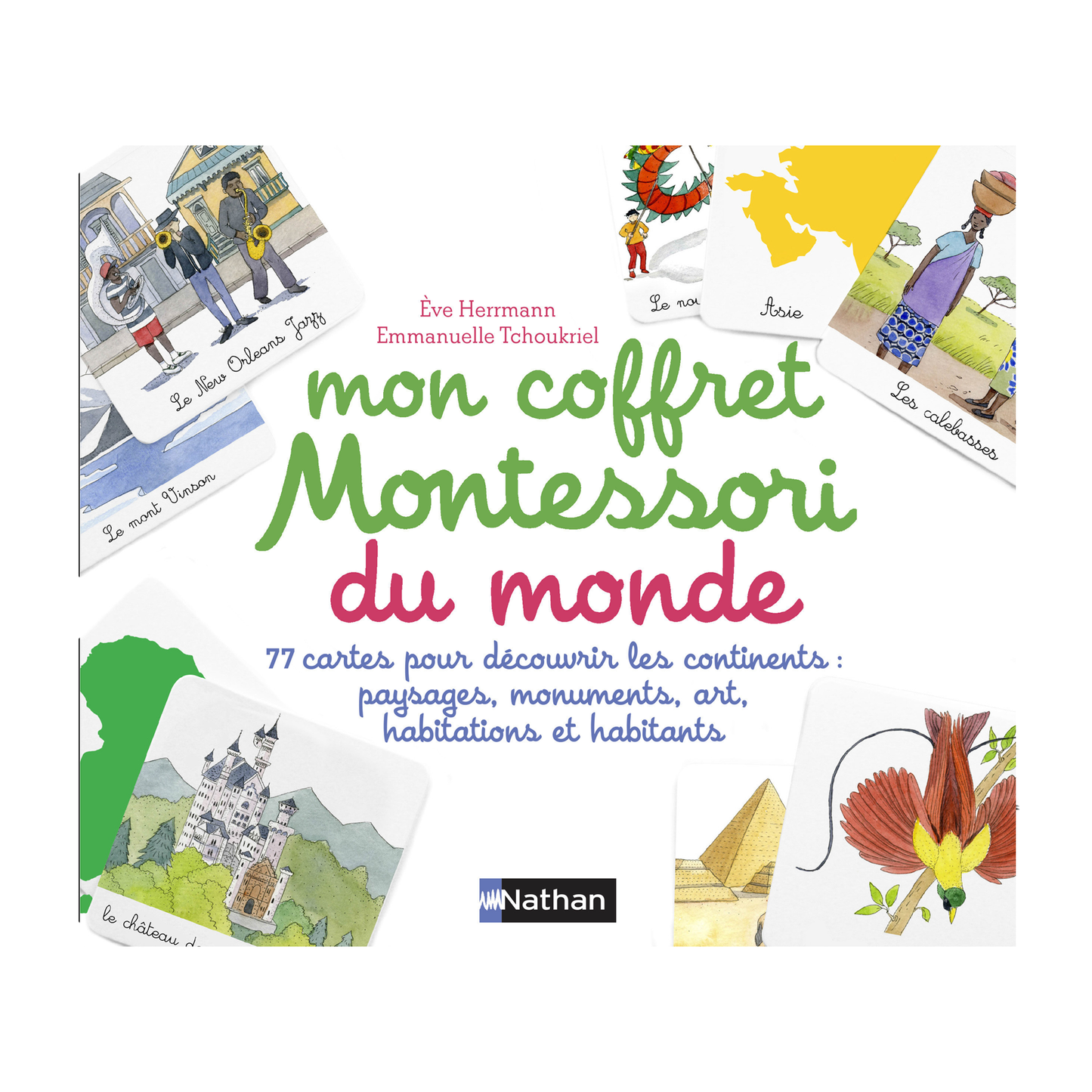 Mon coffret Montessori du monde -Nathan