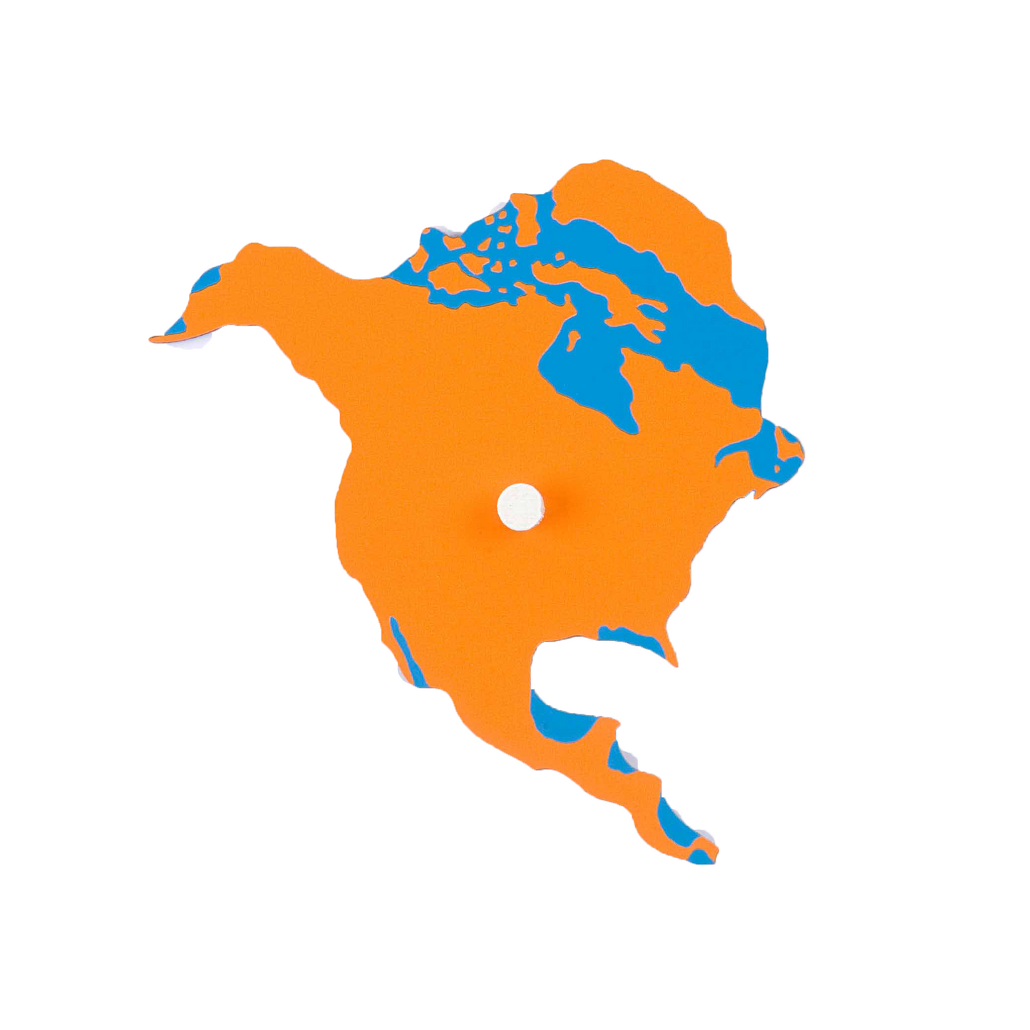 Weltplanisphären-Puzzleteil: Nordamerika - Nienhuis AMI