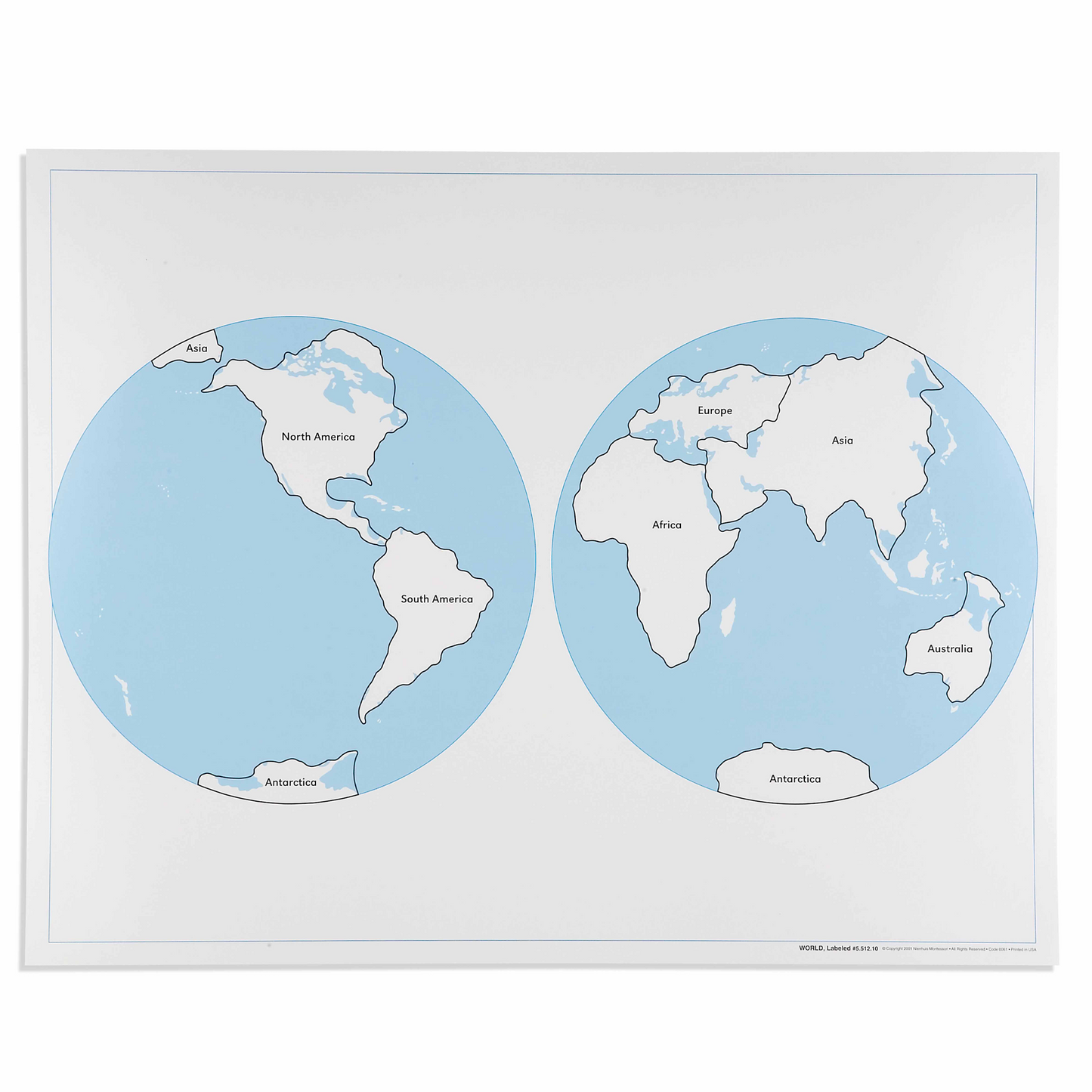 Planisphère de contrôle en anglais - Nienhuis AMI