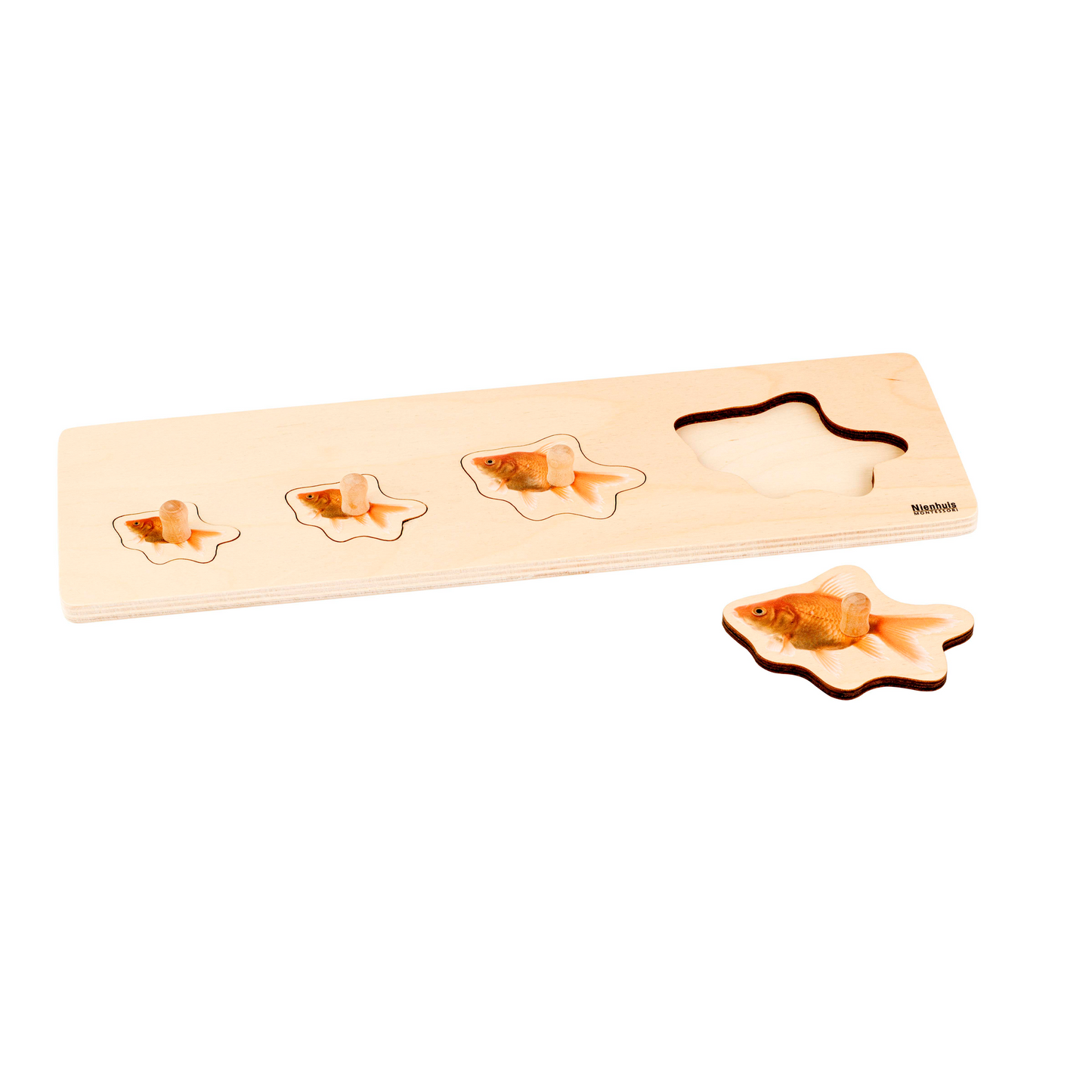 Puzzle tous petits : 4 poissons - Nienhuis AMI