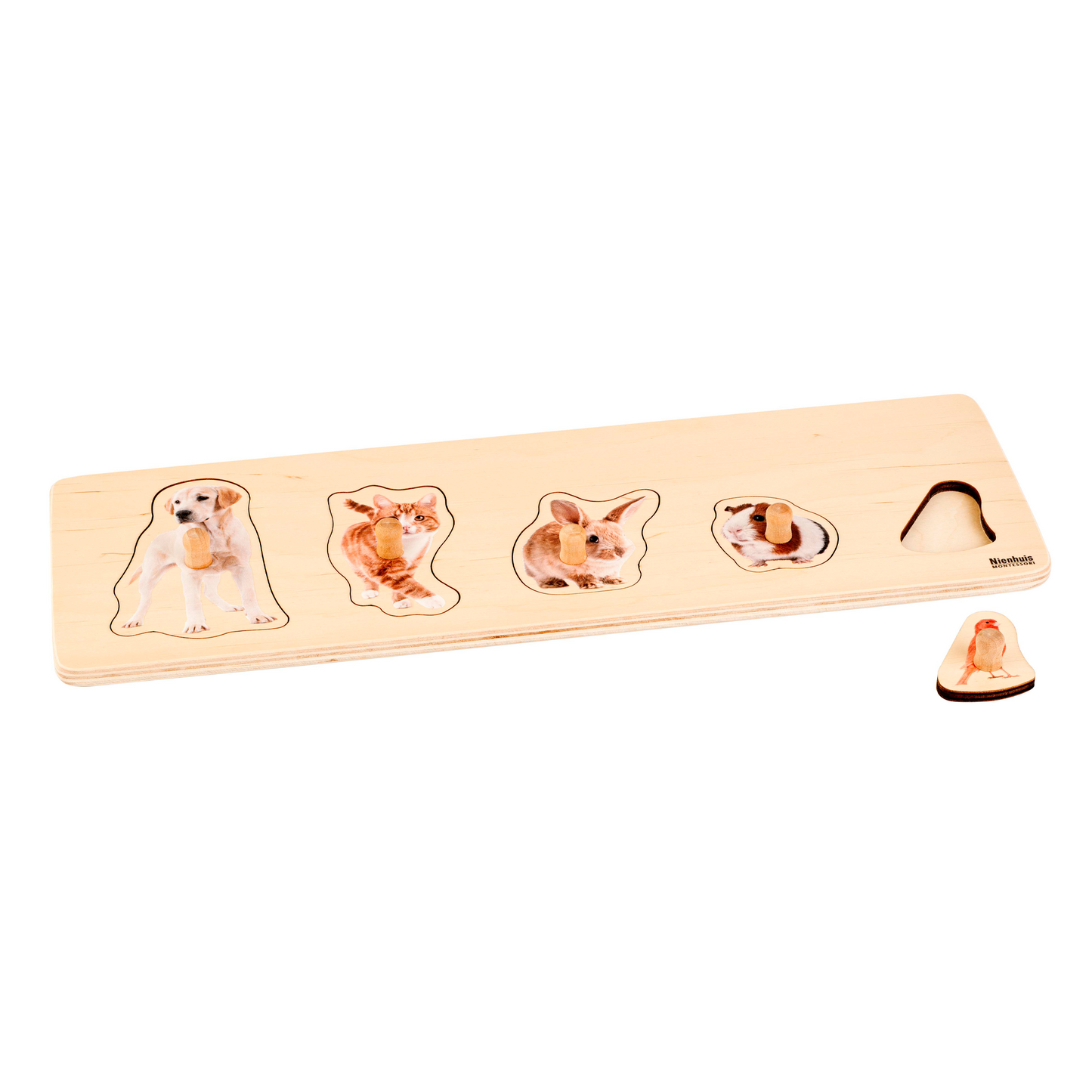 Puzzle tous petits : 5 animaux de compagnie - Nienhuis AMI