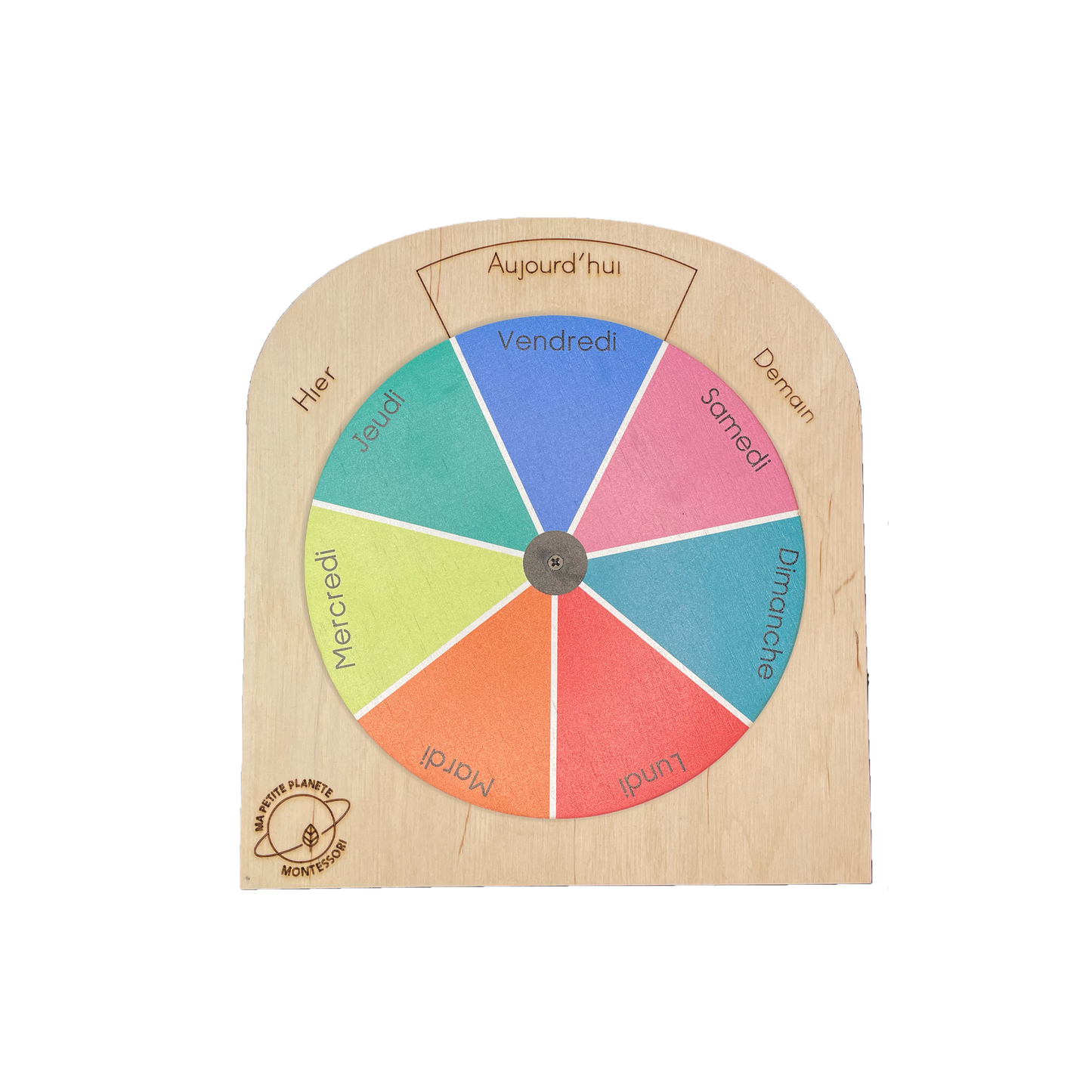 The day of the week wheel