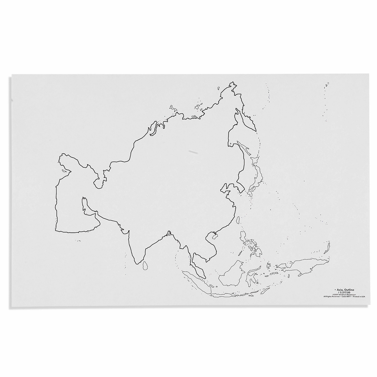 Silhouette de l'Asie x 50 - Nienhuis AMI