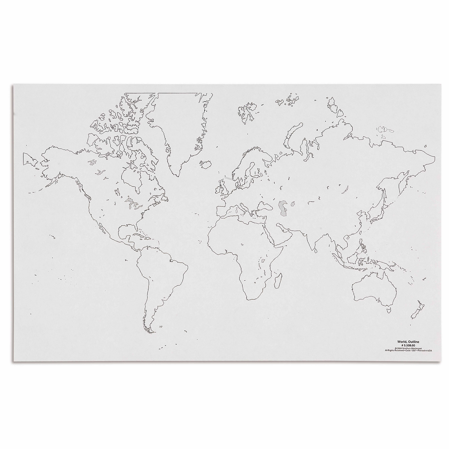 Silhouette du monde x 50 - Nienhuis AMI