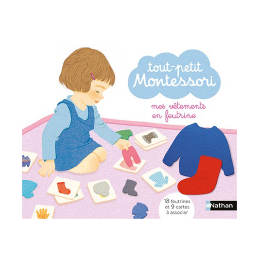 Tout-petit Montessori - Mes vêtements en feutrine - Coffret -Nathan