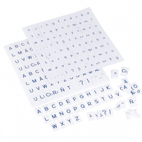 Alphabet international imprimé : bleu - GAM AMI