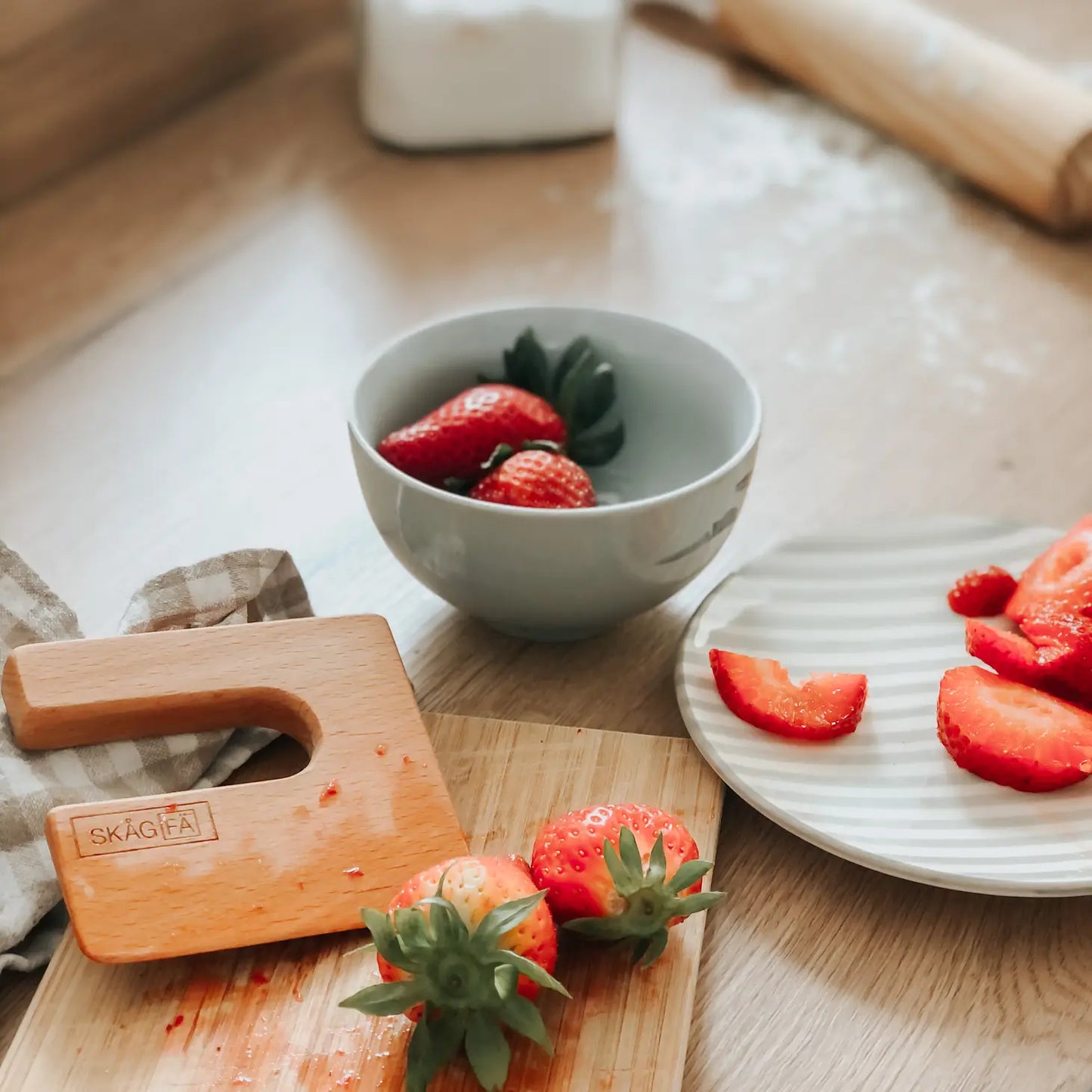 wooden kitchen knife