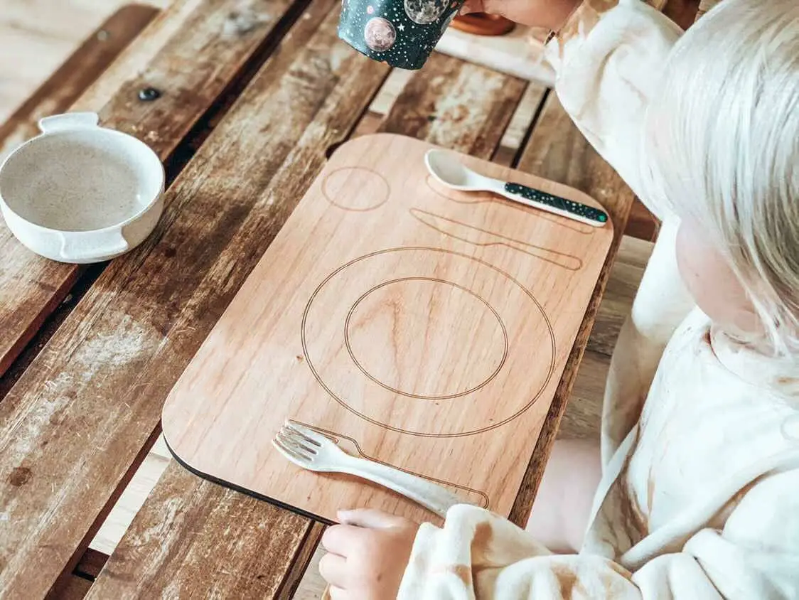 Tischset aus Holz – Ma Petite Planète Montessori