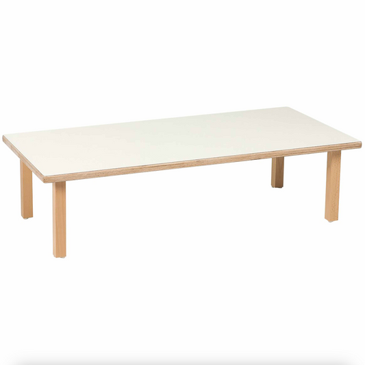 Table de groupe pour les tout-petits : Grand rectangle (118 x 59 x 31 cm) - Nienhuis AMI