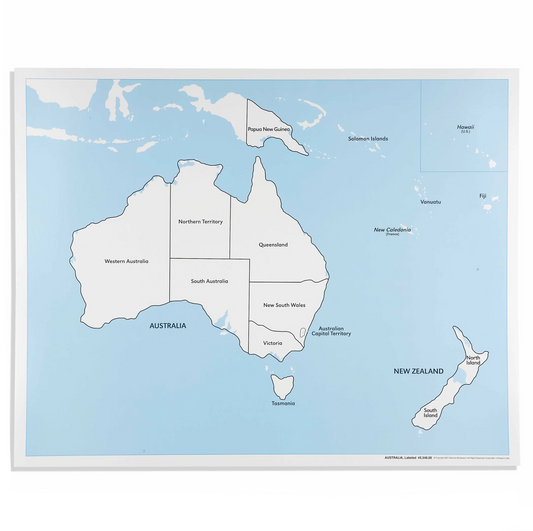 Carte de contrôle de l'Australie - Nienhuis AMI