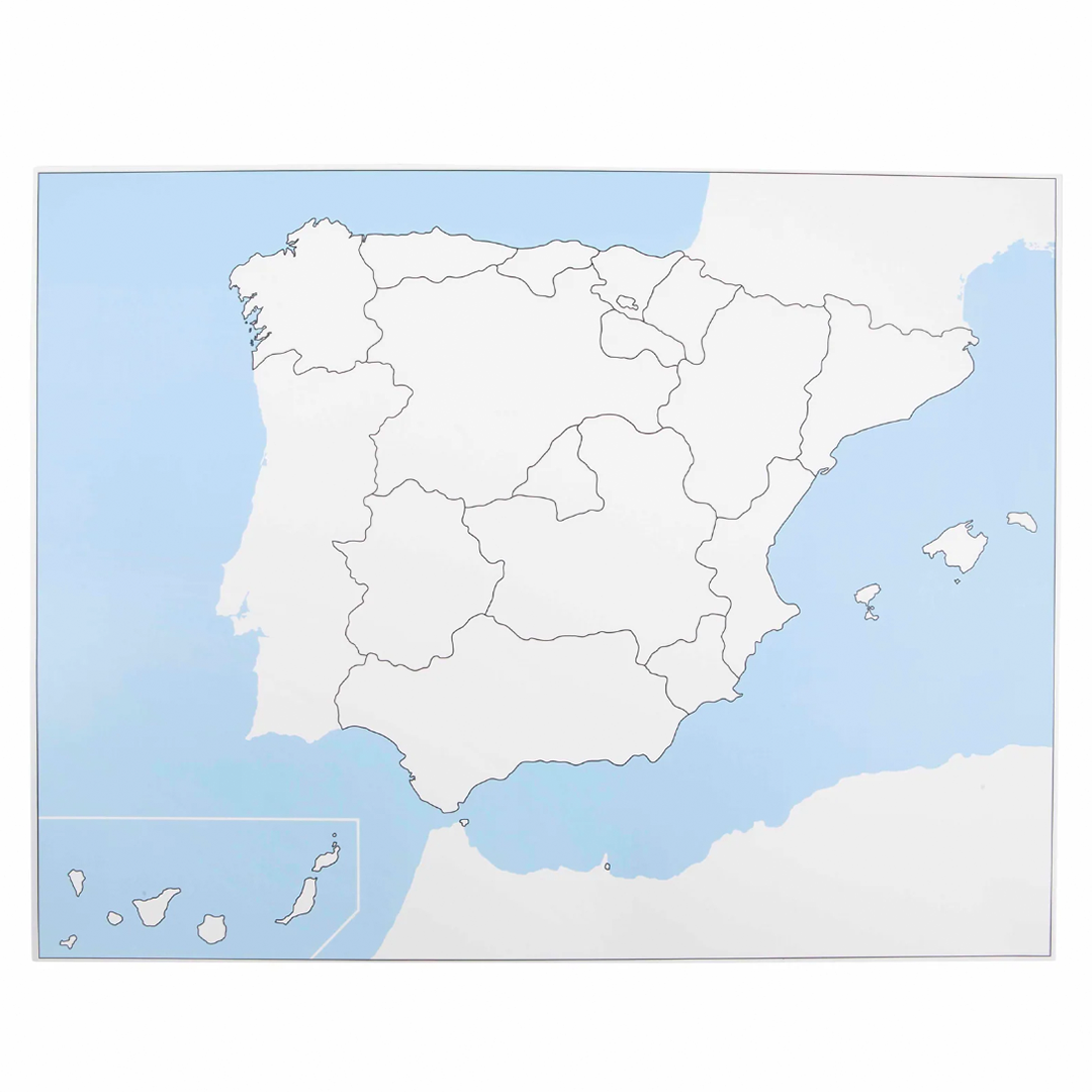 Carte de contrôle de l'Espagne : muette - Nienhuis AMI