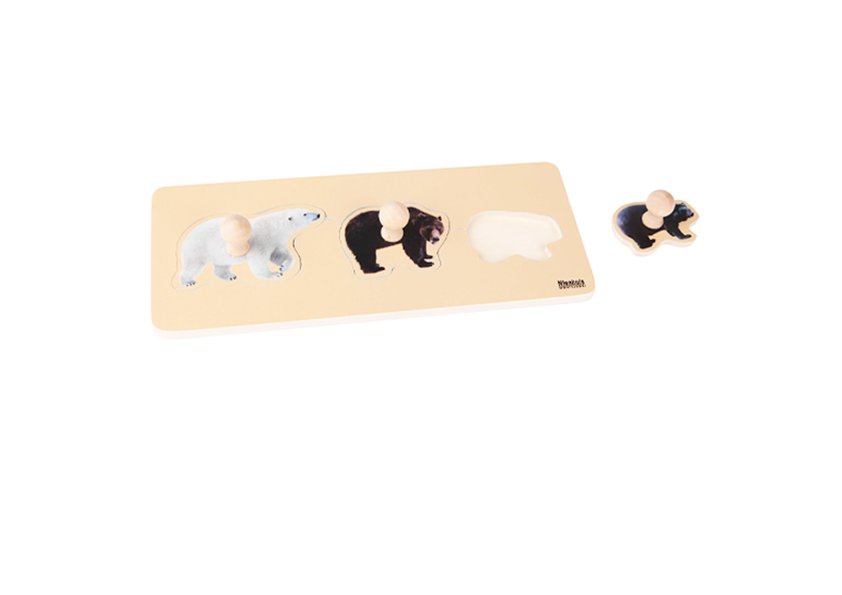 Puzzle tous petits : 3 ours - Nienhuis AMI