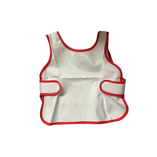Tablier Montessori rouge