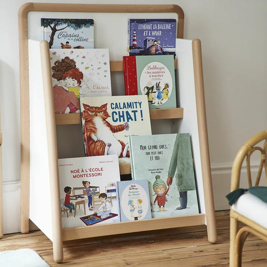 Armoire penderie montessori Couleur naturel/blanc Ma Petite Ecole  Montessori X La Redoute Interieurs