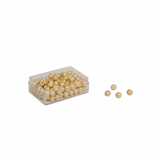 Boîte de 100 perles individuelle en verre (avec trou) - Nienhuis AMI