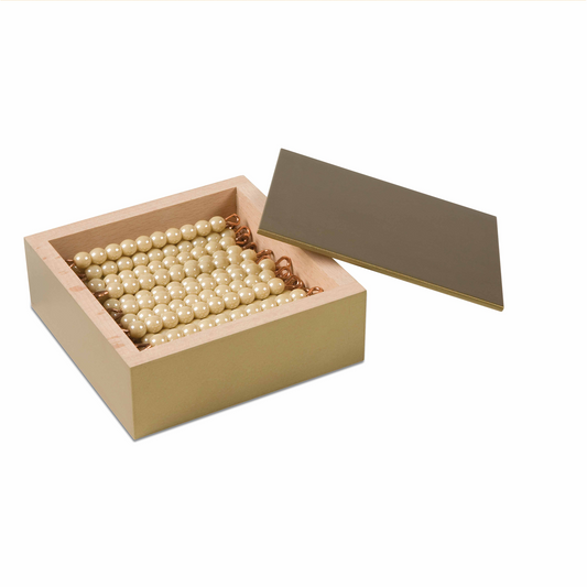 45 Goldbarren à 10 Stück in einer Box: Einzelne Glasperlen - Nienhuis AMI