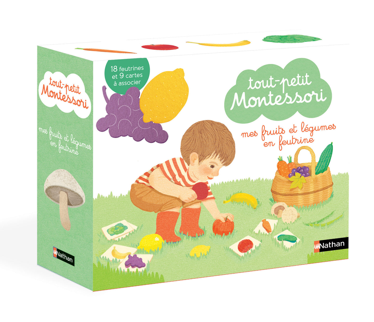 Toddler Montessori - Fruits and Vegetables -Nathan