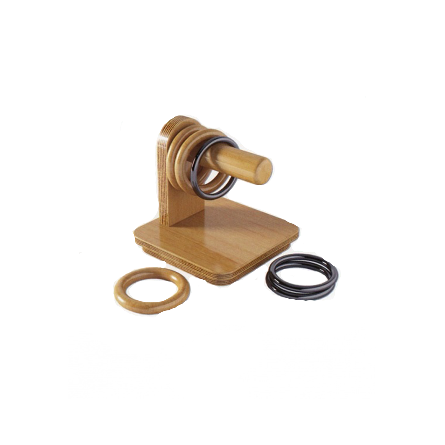 Rings on horizontal rod - GAM