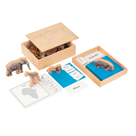 Box of Animals by Continent - Nienhuis AMI