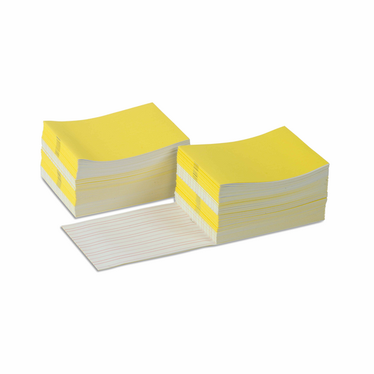 Livrets d'écriture larges jaune (x100) -Nienhuis AMI