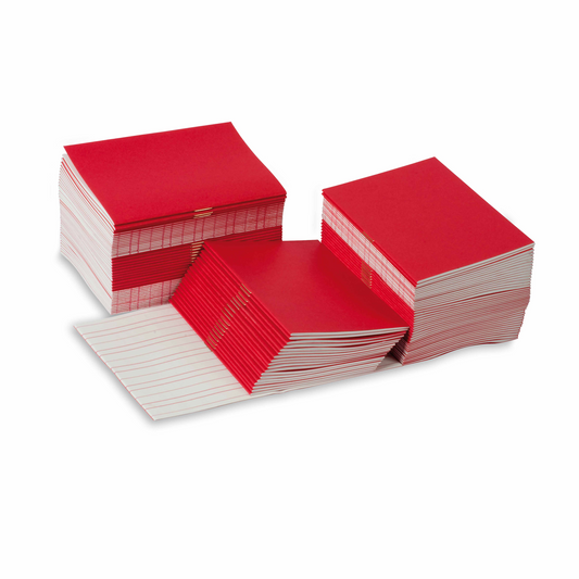 Livrets d'écriture rouges (x100) -Nienhuis AMI