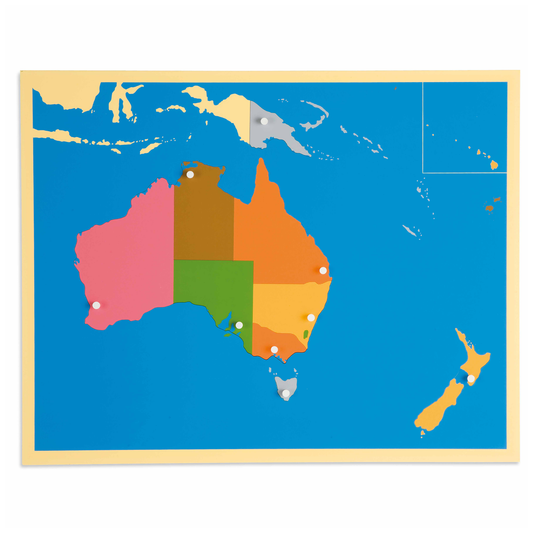 Puzzle-Karte: Australien - Nienhuis AMI