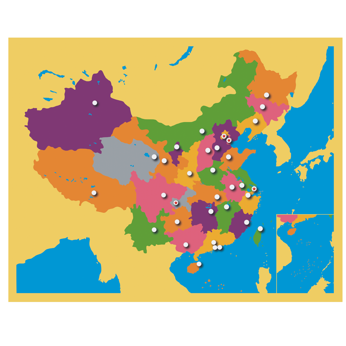 Puzzle Map: China - Nienhuis AMI