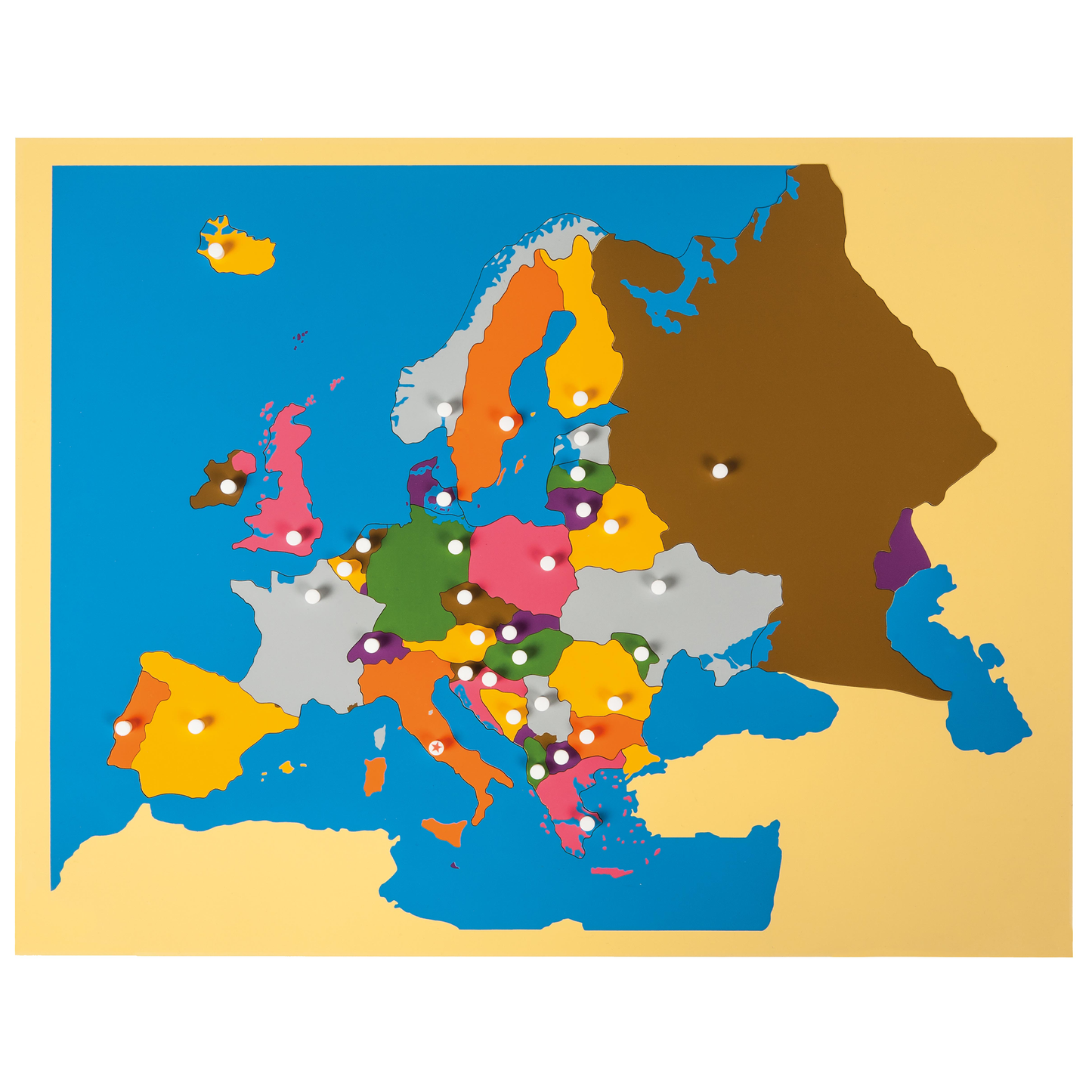 Carte-puzzle : Europe - Nienhuis AMI