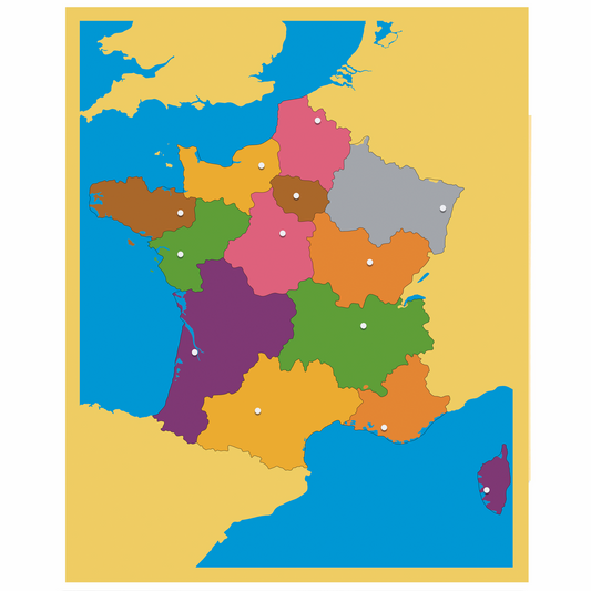 Puzzle map: France - Nienhuis AMI