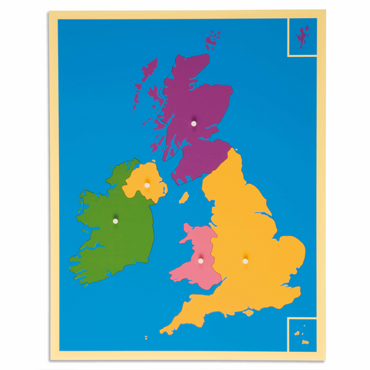 Carte-puzzle : Le Royaume-Uni - Nienhuis AMI