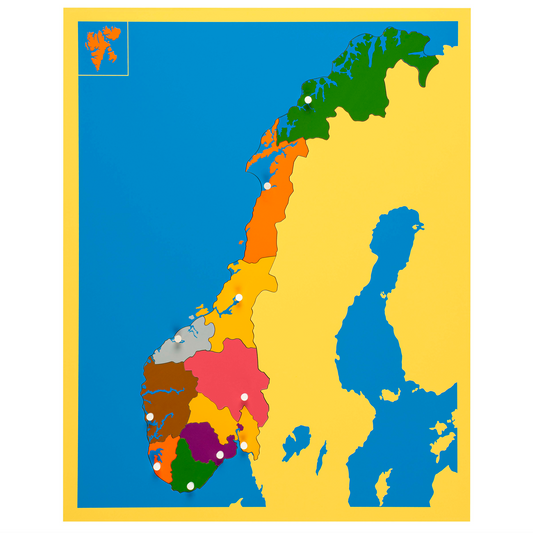 Carte-puzzle : Norvège - Nienhuis AMI